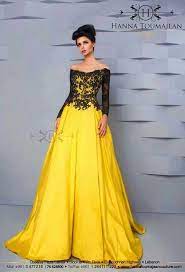 Hanna Toumajean Con Imagenes Vestidos De Noche Vestidos Amarillos De Noche Vestidos