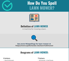 What is the meaning of the marathi word ''ataparyanto'' in english? Correct Spelling For Lawn Mower Infographic Spellchecker Net