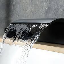 Get it as soon as thu, aug 5. Modern Bath Mixer Tap Waterfall Tub Faucet With Handheld Sprayer Black Deck Mount Shower Tap