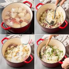 Garlic Dill Mashed Red Potatoes Connoisseurus Veg