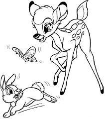 Coloring is a great way to spend quality time with your child or anyone and it is fun. Drawing Bambi 128685 Animation Movies Printable Coloring Pages