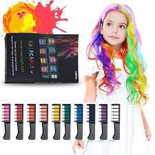 Wash your hair with volumizing shampoo. Hair Chalk Comb Bright 10 Colors Temporary Hair Dye Marker Birthday Gifts Washable Hair Color Dye For Adults Girls Kids 8 9 10 11 12 Year Old Walmart Com Walmart Com