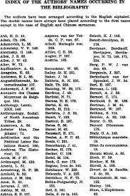 This article explains how to alphabetize in excel. Index Of The Authors Names Occurring In The Bibliography Bulletin Of The International Institute Of Social History Cambridge Core