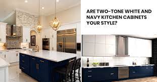 Two tone blue and white kitchen cabinets. Are Two Tone White And Navy Kitchen Cabinets Your Style Simply Kitchens