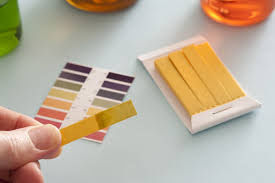 Papieren pH-strips als eenvoudige controlemethode