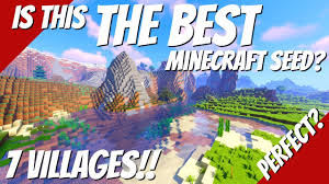 Best Biomes O Plenty Seeds 1 16 The Best Minecraft Seed Seven Villages Near Spawn Many Beautiful Minecraft Biomes Avomance 2019 Youtube