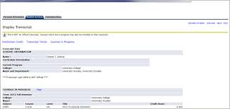 For a transcript to be official it needs to have at least a seal and usually a signature. Accessing Your Unofficial Transcript Registrar Montana State University