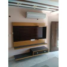 Meble furniture & rugs soho 4 modern wall unit with 16 colors led lights (white). Wall Mounted Wooden Led Tv Unit Rs 35000 Unit Royal Furniture Decorators Id 19828149088