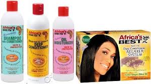 Africa S Best Relaxer Set Shampoo Deep Conditioner Growth Lotion Plus 1 Regular Relaxer Kit Plus 3 Free Of Apple Eye Pe Shampoo Deep Conditioner Hair Care