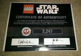 You can find the script inside the. Lego Star Wars 10179 Millennium Falcon Certificate Of Authenticity Star Wars 520162625