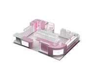 Custom Cosmetic Kiosk & Mall Makeup Booth For Sale