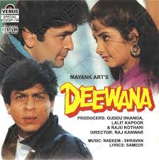 Deewana 1992 Flac Bollywood Movie Songs Best Bollywood Movies Film Posters Vintage
