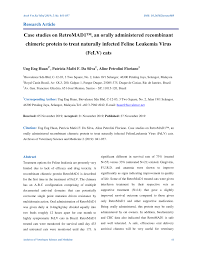 Nearby attractions include crystal mosque (2.7 miles), kampung china (chinatown) (2.3 miles), and tengku tengah zaharah mosque (2.1 miles). Pdf Case Studies On Retromad1 An Orally Administered Recombinant Chimeric Protein To Treat Naturally Infected Feline Leukemia Virus Felv Cats
