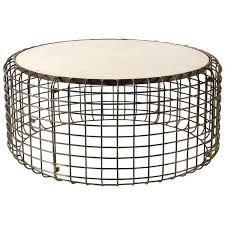 Gabbia Coffee Table Round Coffee Table Modern Cage Coffee Table Gold Coffee Table