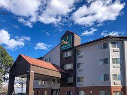 The free continental breakfast buffet was nice. Quality Inn Suites Denver International Airport Hotel Denver Co