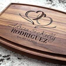 Check spelling or type a new query. Amazon Com Classic Monogram Wedding Personalized Cutting Board Engraved Custom Cutting Board Wedding Housewarming Anniversary Engagement Closing Gift 027 Handmade