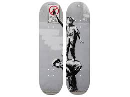 Bamboo skateboards graphic skateboard deck. Brandalised Skateboard Diptych Musart On Decks Graffiti Is A Crime Musart Boutique
