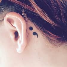 Photo by the semicolon tattoo project. The Meaning Behind A Semicolon Tattoo Power Of Positivity
