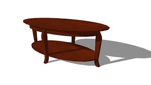Midcentury curved coffee table made from pine wood and copper legs. Oval Cherry Wooden Coffee Table With Curved Legs 3d Warehouse