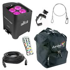 Chauvet Dj Lighting Freedom Par Hex 4 Rgbaw Uv Led Wash Light Bag Cables Clamp 781462212230 Ebay