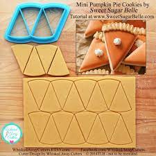 Mini Pumpkin Pie Cookie Cutter Fondant Cutter For Sweet Etsy Pumpkin Pie Cookies Mini Pumpkin Pies Cookie Pie