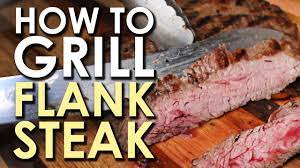 First, marinade the steak as instructed earlier. The Art Of Grilling How To Grill Flank Steak Youtube