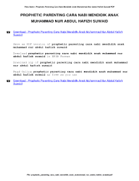 Download ebook gratis terlengkap kini bisa anda lakukan di situs resmi milik pemerintah indonesia. Ebook Prophetic Parenting Pdf Fill Online Printable Fillable Blank Pdffiller