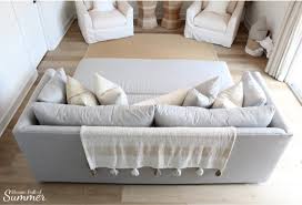 This itemikea cover for ektorp ottoman (footstool) nordvalla dark gray (slipcover only). Get A High End Look For Ikea Furniture With Comfort Works Slipcovers Details On Our Pull Out Sofa House Full Of Summer Coastal Home Lifestyle