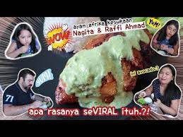 Bikin Ayam Afrika Yang Viral Dikalangan Artis Beneran Enak Youtube Artis Ayam