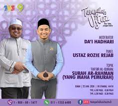 Setiap episod akan menampilkan seorang ustazah berpengalaman dan siarkan secara langsung dari studio c. Tanyalah Ustaz 2020 22 Jun 2020 30 Tanyalah Ustaz Tv3 Facebook