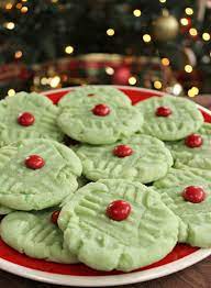 Grinch Cookies Recipe Cookies Recipes Christmas Grinch Cookies Christmas Food