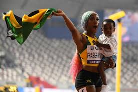 She was the first caribbean woman to win a gold medal for the 100 m event at the olympics, which she achieved in. Mothers Day As Fraser Pryce Felix Seal Record Golds At Worlds