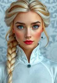 Free Elsa White Dress Costume Face Swap