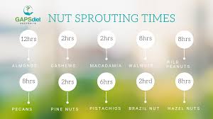 nut and seed soaking chart