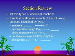 Up to now, we have presented chemical reactions as a topic, but we have not discussed how the products of a chemical reaction. Types Of Chemical Reactions 1 If You Add