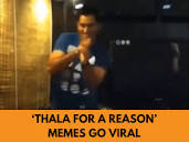Thala for a reason | Memes featuring MS Dhoni and his jersey ...