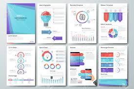 data visualization brochures and infographic business templates