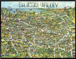 Select from premium silicon valley map of the highest quality. Silicon Valley In 1982 Rare Antique Maps