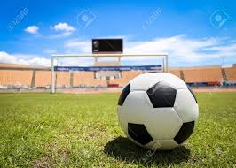 Players will need to have unlocked the soccer ball emote toy and the neymar jr. A Soccer Ball In Front Of Goal Stock Photo Picture And Royalty Free Image Image 29301554