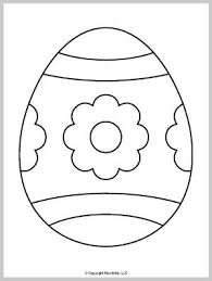 Free easter egg template printables Free Printable Easter Egg Templates And Coloring Pages Mombrite