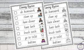 Research tells us little learners need visual schedules and consistent routines. Daily Routine Printables Simple Living Creative Learning