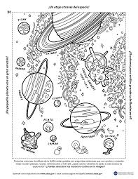 Coloring pages for kids : Color Your Universe Nasa Solar System Exploration