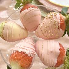 They seem to have it all — and when you try to glean some insight on what they want for their birthday this year, they respond that they don't need anything at all. Purple Chocolat Home Pink And Gold Blinged Strawberries