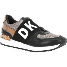 Dkny By Dana Karan Womens Marli Logo Sneakers Casuals