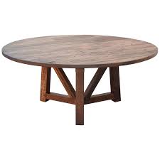 Dining tables can be square, rectangular, round, and oval and come in many sizes. Custom Round Dining Table In Reclaimed Pine Built To Order By Petersen Antiques For Sale At 1stdibs