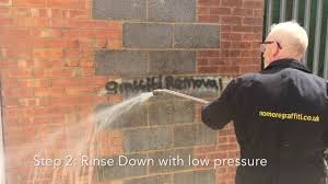 How To Remove Graffiti From A Brick Wall Graffiti Removal Ltd Youtube