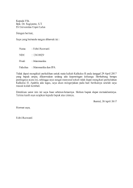 Surat pengunduran diri kerja atau surat resign yang anda buat haruslah berisi dengan alasan yang logis dan masuk akal agar dapat diterima dengan baik oleh perusahaan. Contoh Surat Keringanan Pembayaran Kuliah Direktori