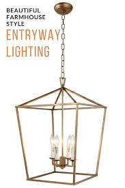 Farmhouse Style Entryway Lighting Maebells
