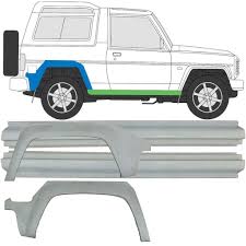 The rocky was daihatsu's suv, and it was intended to compete directly with vehicles like the suzuki samurai and the sidekick, the geo tracker. Daihatsu Rocky 1985 1993 2x Radlauf Reparaturblech 2x Schweller Satz Ebay