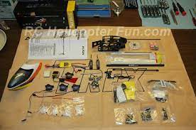 Parts to create a battle flag for a construct. Rc Helicopter Kit Pre Built Vs Kit Build